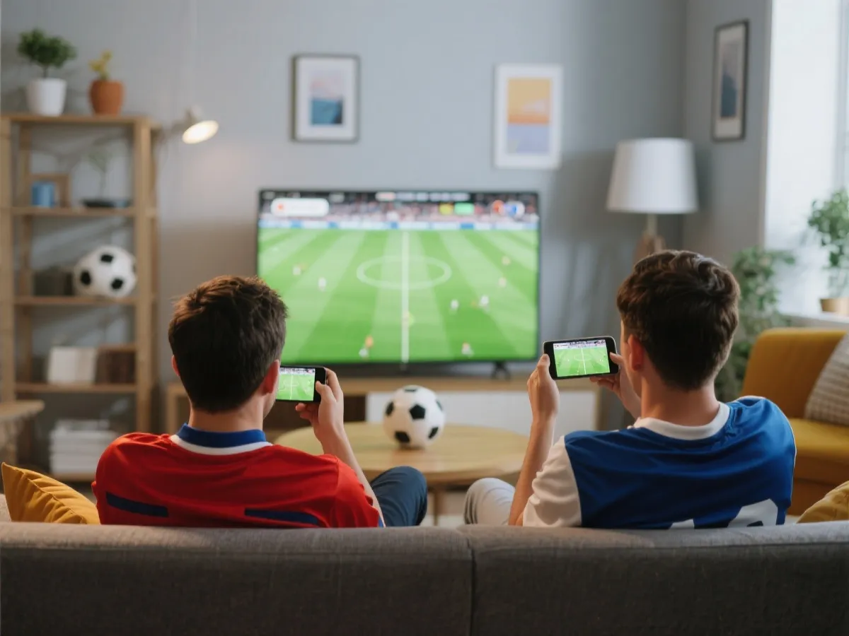 球迷在线观看世界杯直播场景